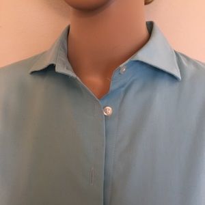 Beautiful blue lands end blouse